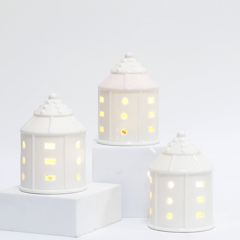 Ceramic House-Shaped Aroma Diffuser Bowlift