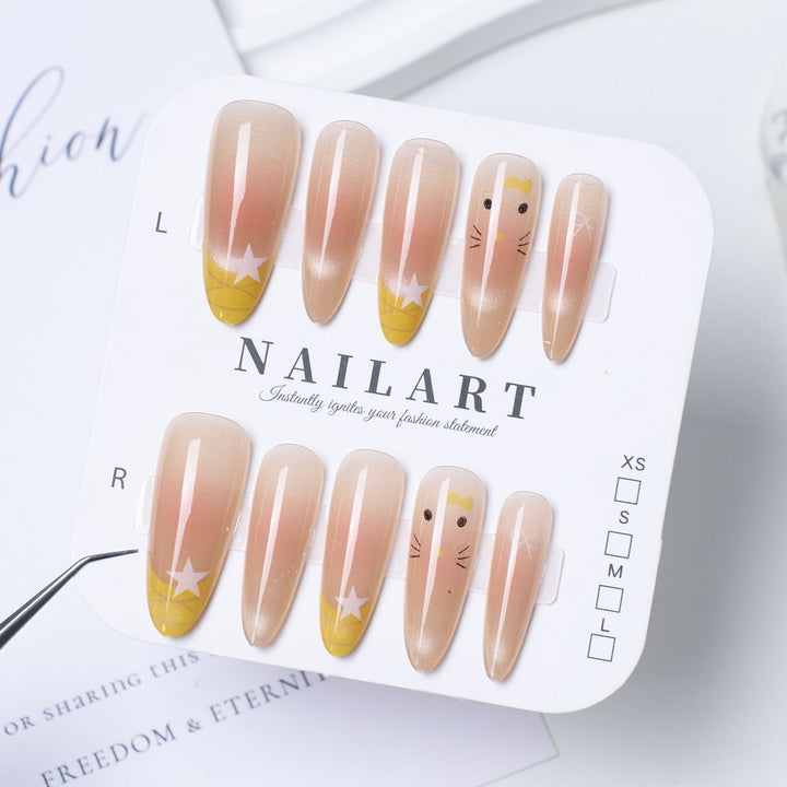 Press-On Leopard Print Nail Tips