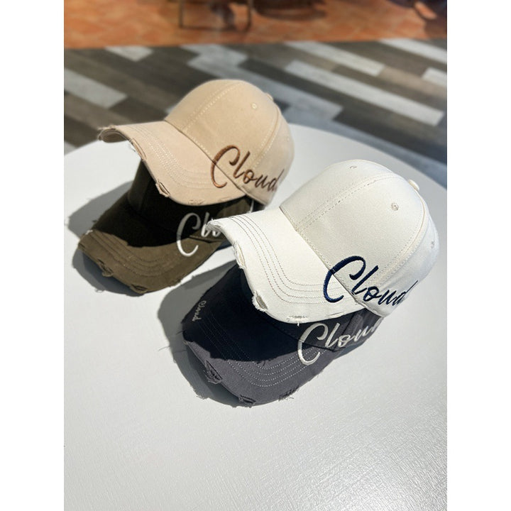 Men's Vintage-Inspired Distressed Baseball Cap Bowlift 1784270520