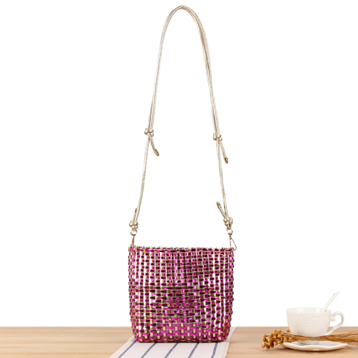 Handmade Basket Bag in Modern Structural Design Bowlift