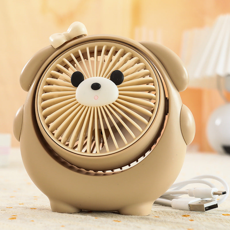 Cute Panda-Shaped Handheld Fan Bowlift