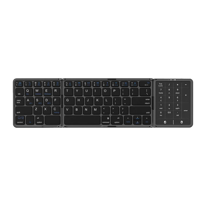 Compact Bluetooth Keyboard with Numeric Keypad Bowlift
