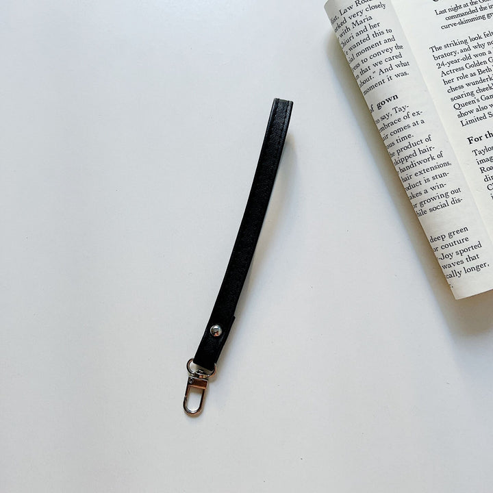 Stylish Faux Leather Keychain Strap Bowlift