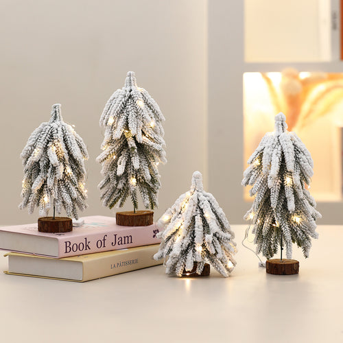Illuminated Miniature Christmas Tree Decorations Bowlift