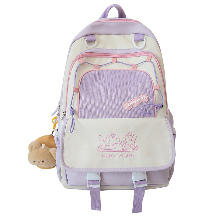 Playful Cartoon Character Backpack Bowlift