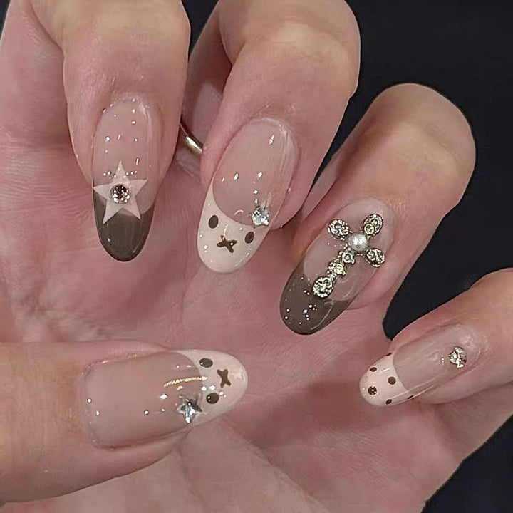 Unique Artistic Press-On Nail Set