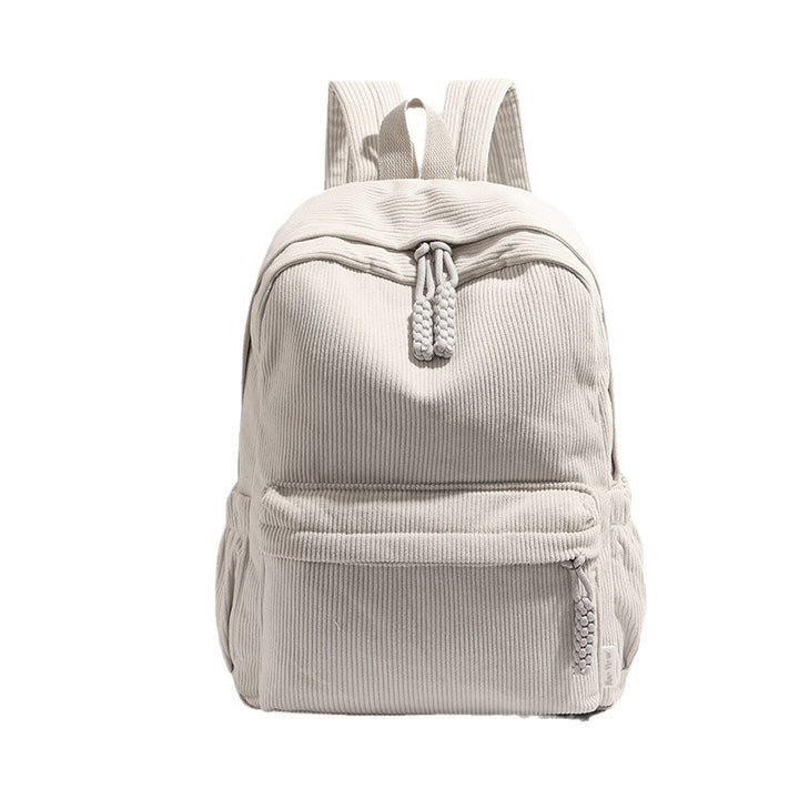 Ribbed Fabric Lightweight Backpack Bowlift
