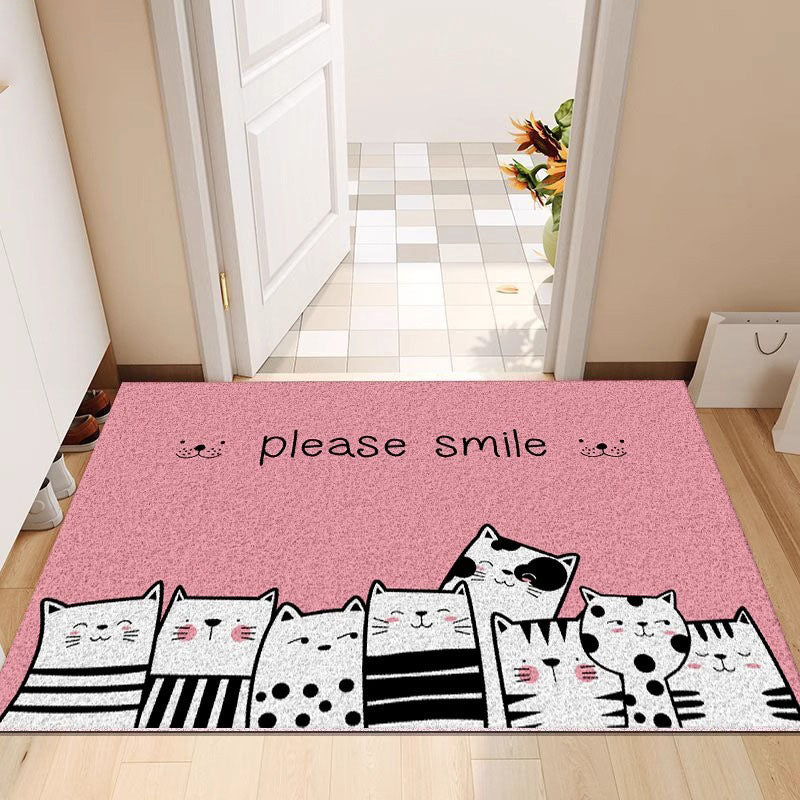 Fun Cat-Themed Indoor Mat Bowlift