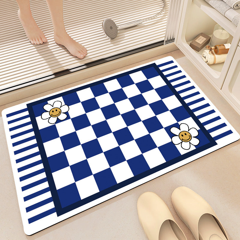 Decorative Honeycomb Bath Mat Bowlift
