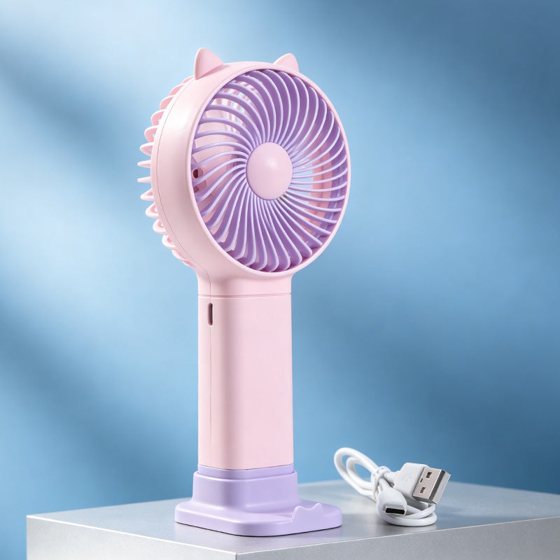 Ladies Portable Hand Fan with Ergonomic Design Bowlift