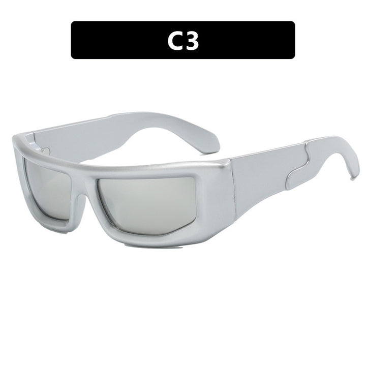 Women's sporty sunglasses with wide frame and polarized lenses Bowlift