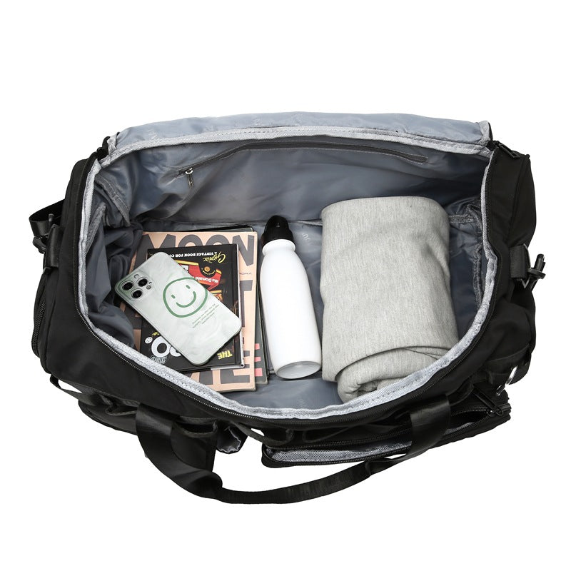 Sporty Multifunctional Duffel Bag With Practical Compartments Bowlift