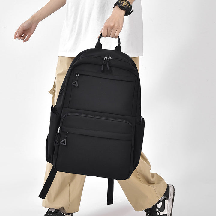 Urban leisure backpack with multifunctional zipper pockets Bowlift
