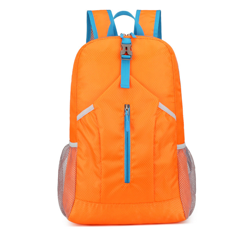 Unisex nan ultra-light foldable day backpack with organizer compartments, water-repellent material, and mesh side pockets Bowlift