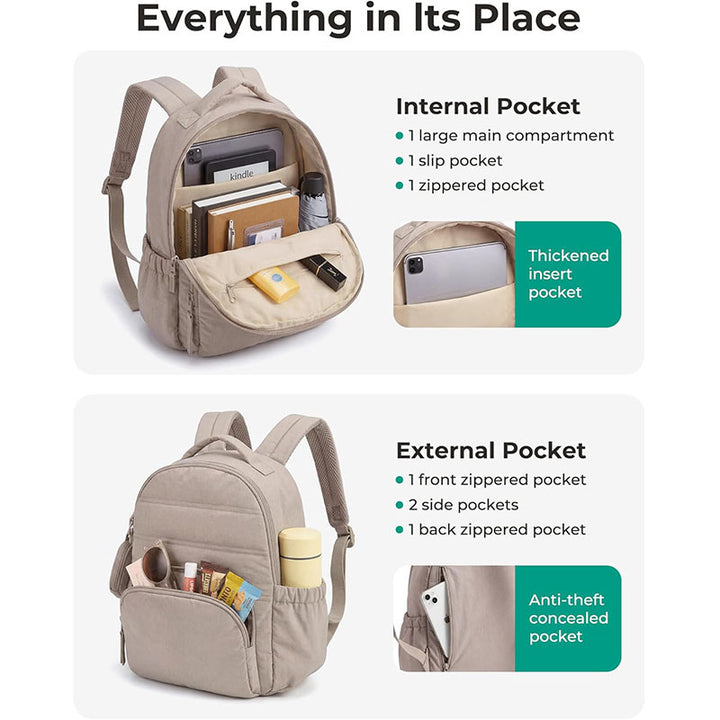 Comfortable and Lightweight Everyday Backpack Bowlift