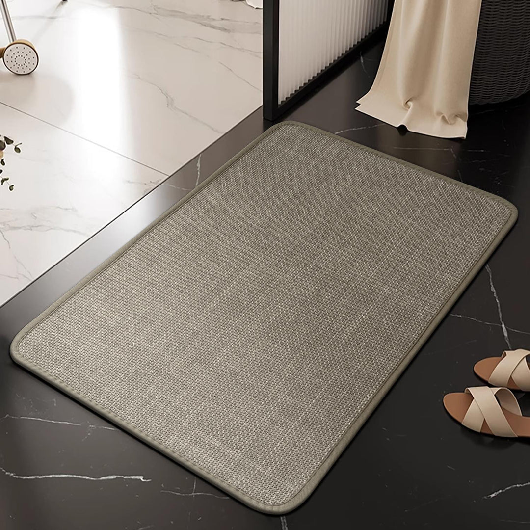 Elegant Textured Kitchen Mat Bowlift