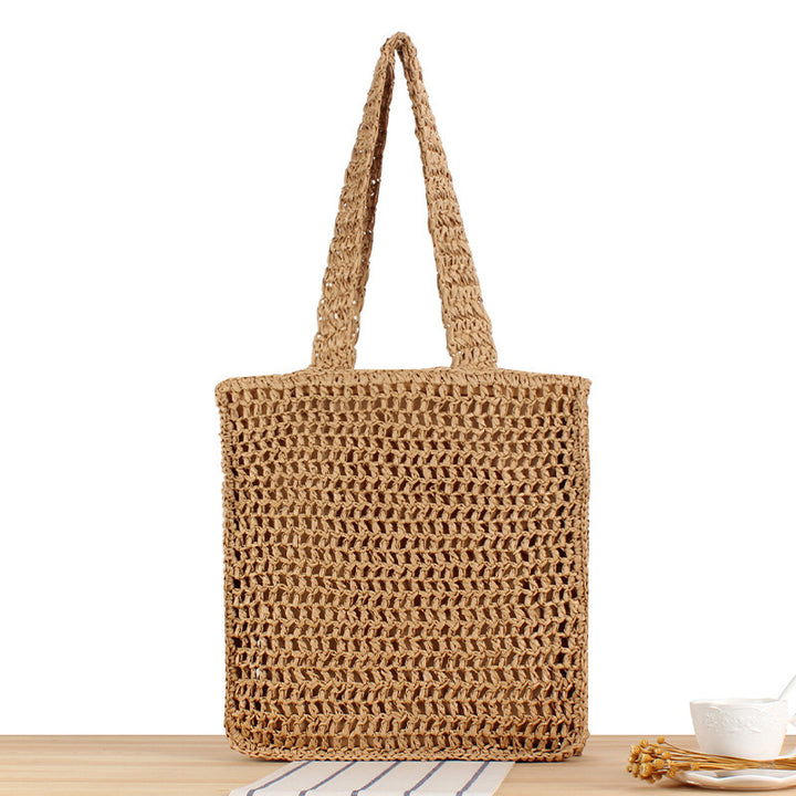 Braided Shopping Bag in Minimalistic Design Bowlift