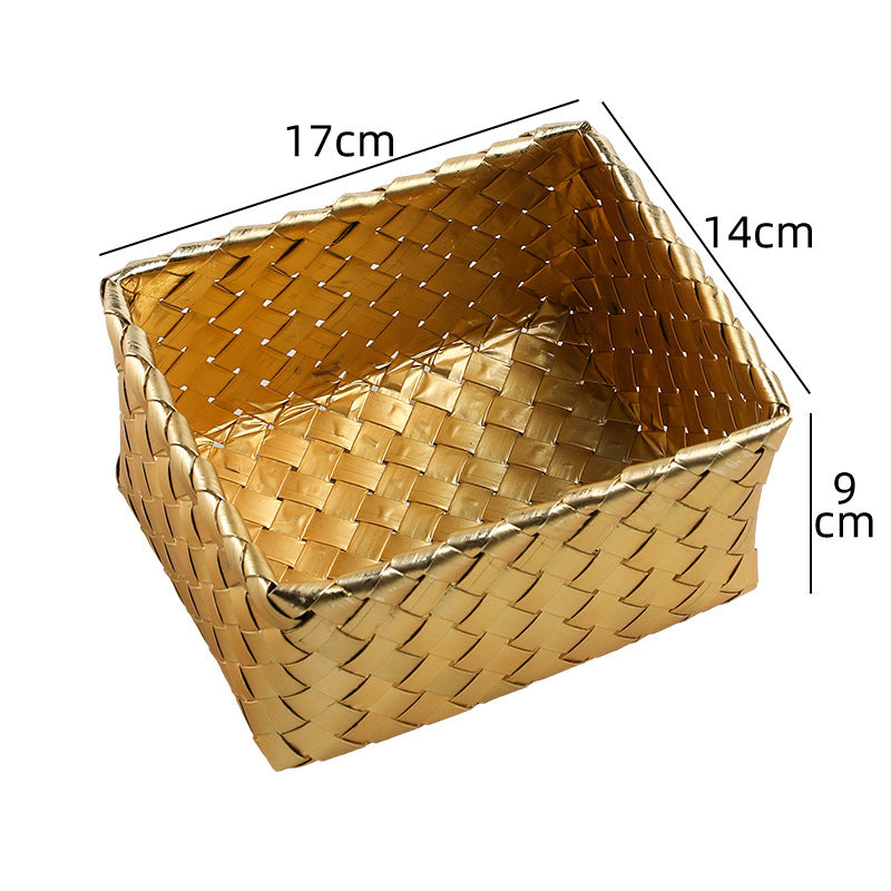 Decorative Woven Storage Box Bowlift