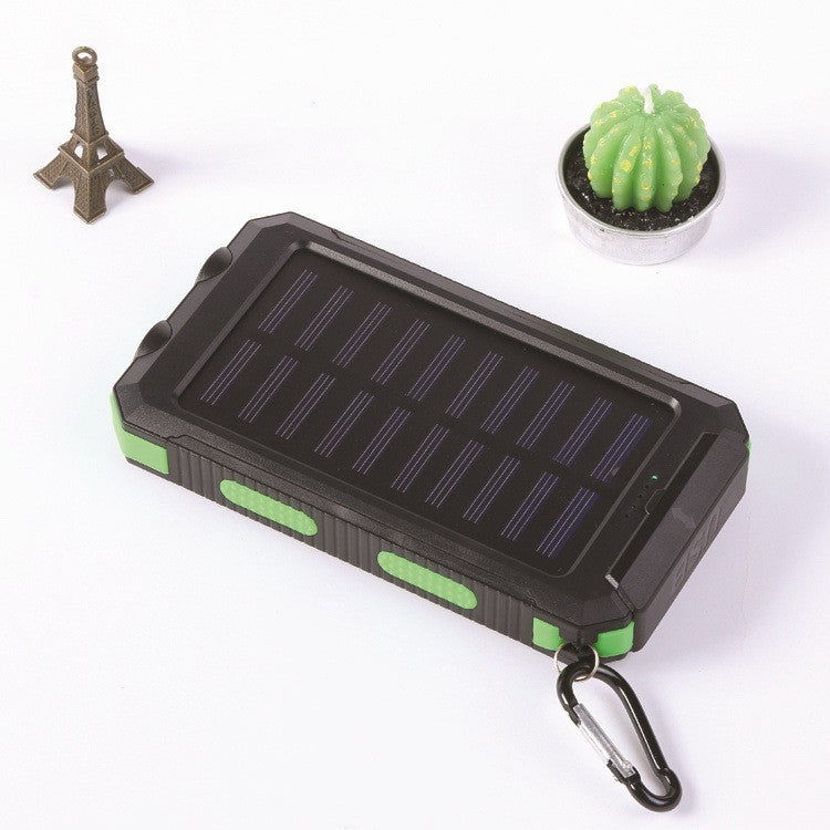 Solar Power Bank with Durable Housing and LED Charging Indicator Bowlift