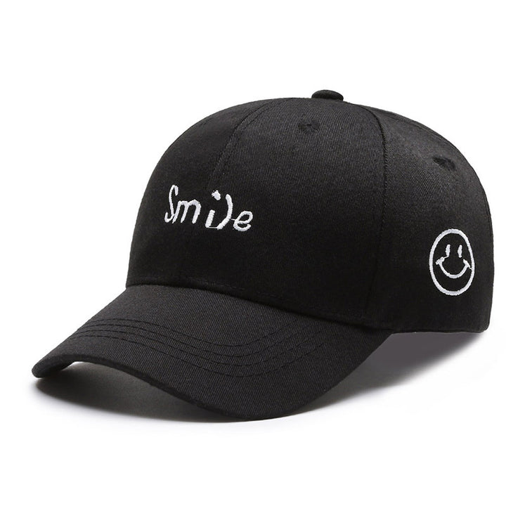 Women's Embroidered Smile Cap Bowlift