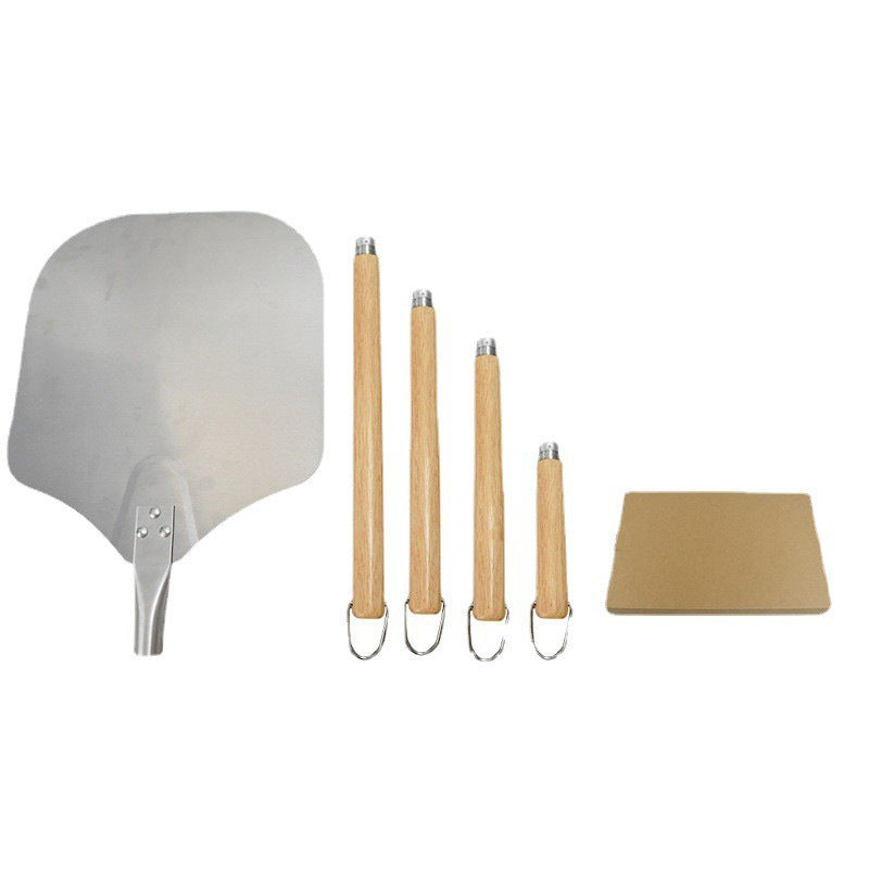 commercial aluminum pizza peel with long wooden handle Bowlift