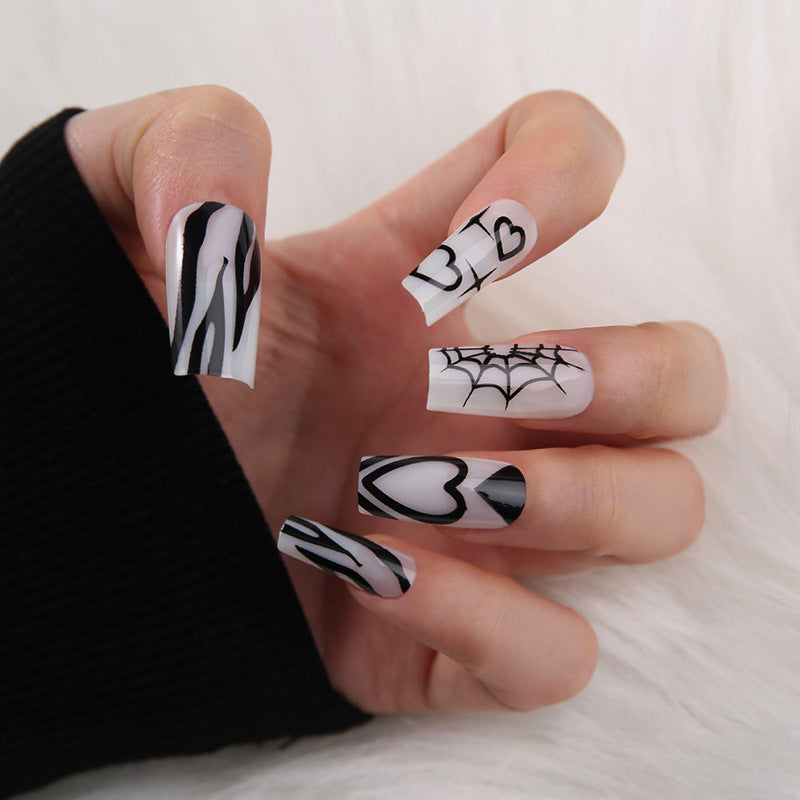 Artificial nail set with unique patterns Bowlift
