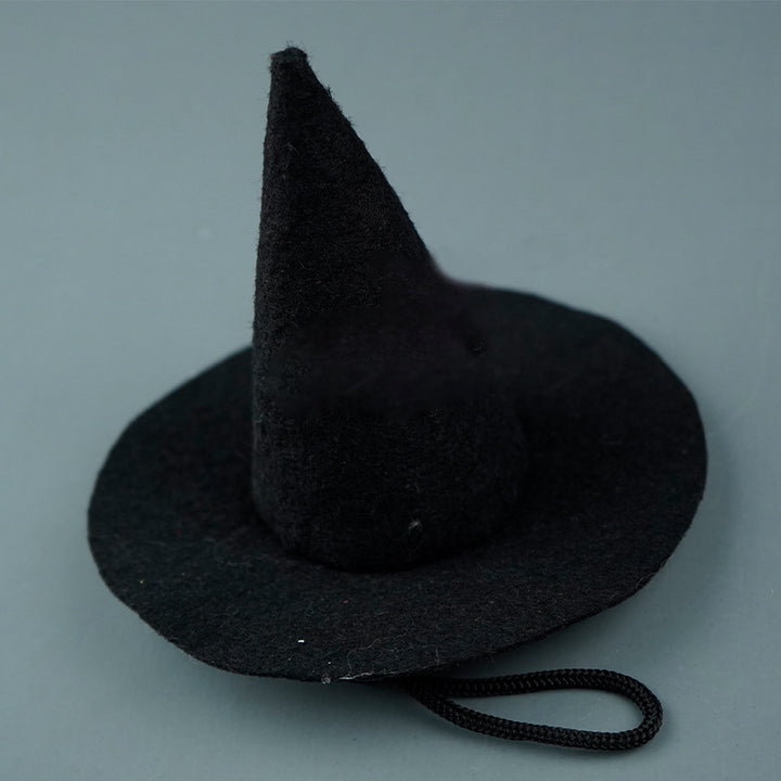Halloween hood with bat appliqué
