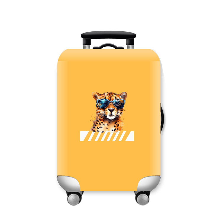 Unisex hard-shell suitcase with funny giraffe design Bowlift