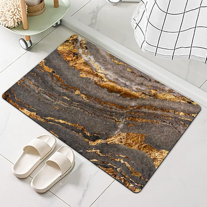 Stylish Water-Resistant Bath Mat Bowlift