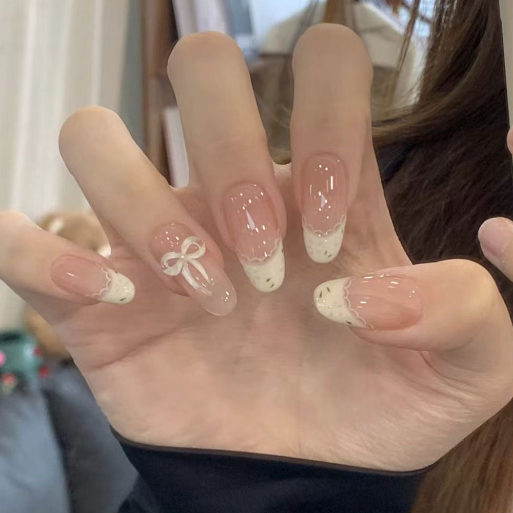 Decorative Themed Press-On Nails Bowlift