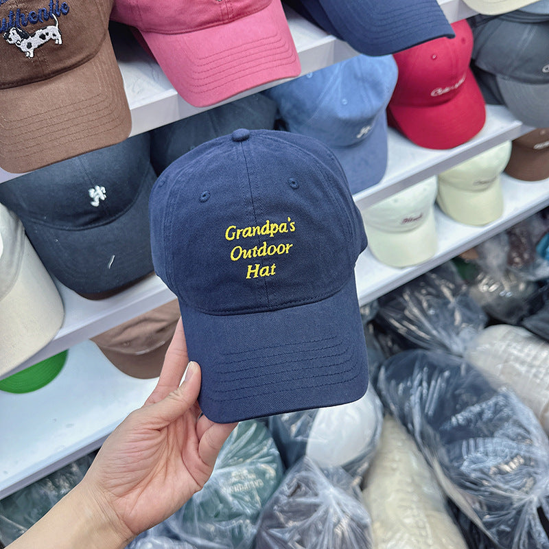 Men's Cotton Baseball Cap Bowlift