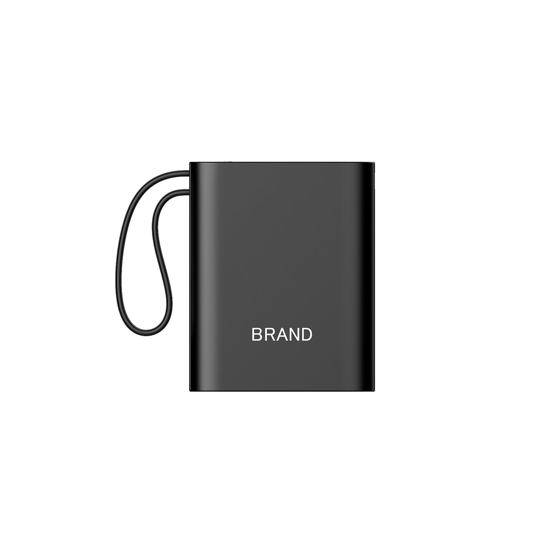 Portable power bank with integrated cable management and fast charging function Bowlift