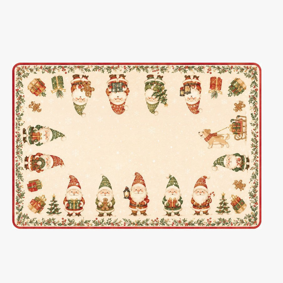 Christmas-Themed Decorative Floor Mat Bowlift