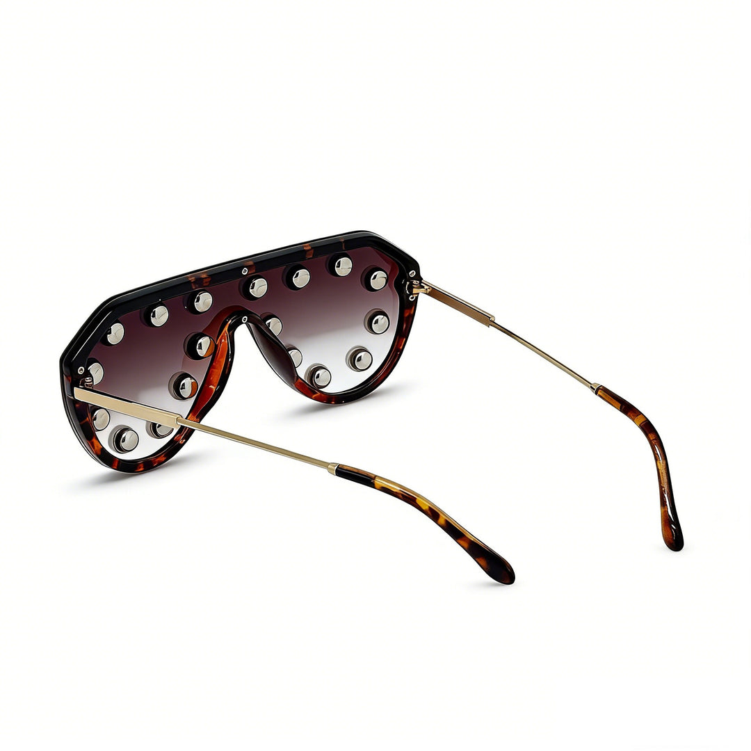 Women's extravagant designer sunglasses with geometric accents Bowlift