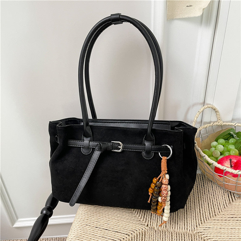 Suede Tote Bag Bowlift