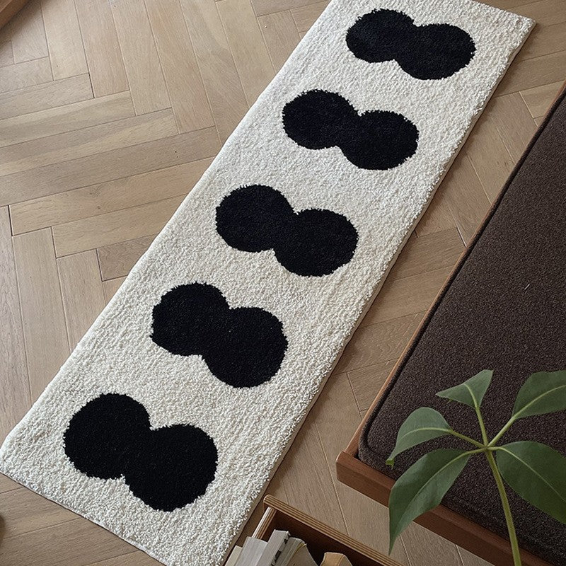 Contemporary Abstract Patterned Runner Rug Bowlift
