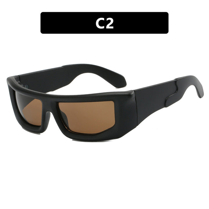 Women's sporty sunglasses with wide frame and polarized lenses Bowlift