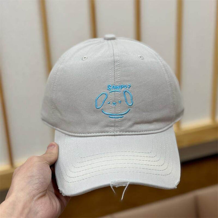 Women's Casual Character-Embroidered Baseball Cap Bowlift