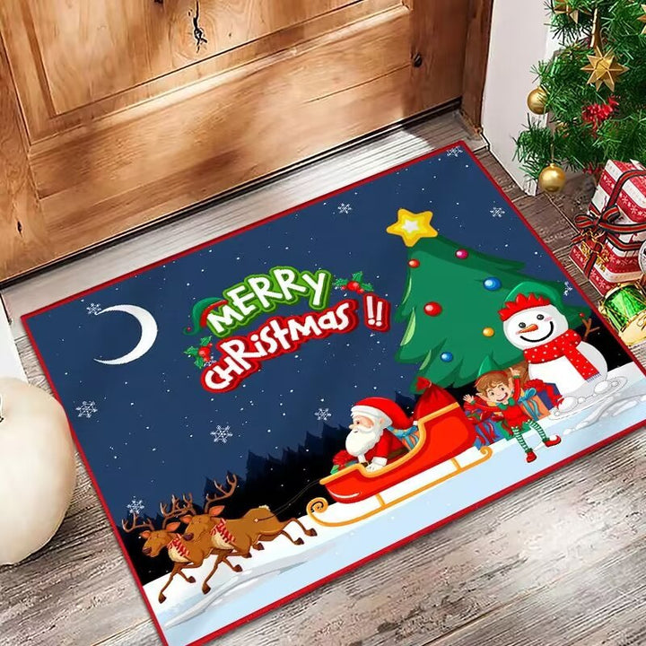 Festive Holiday Door Mat Bowlift