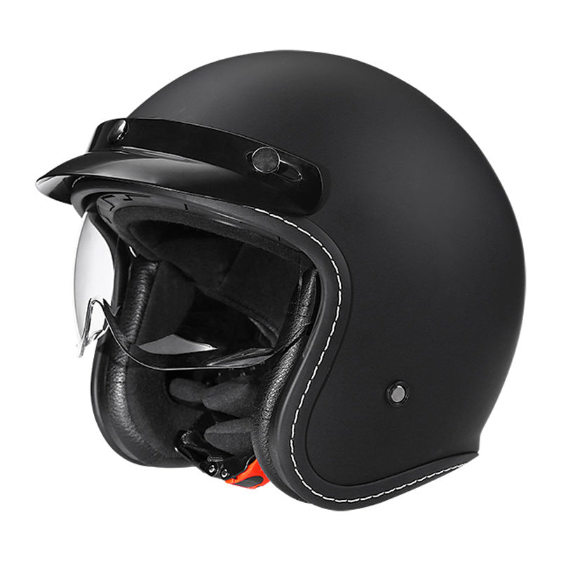 Stylish Open-Face Motorcycle Helmet Bowlift