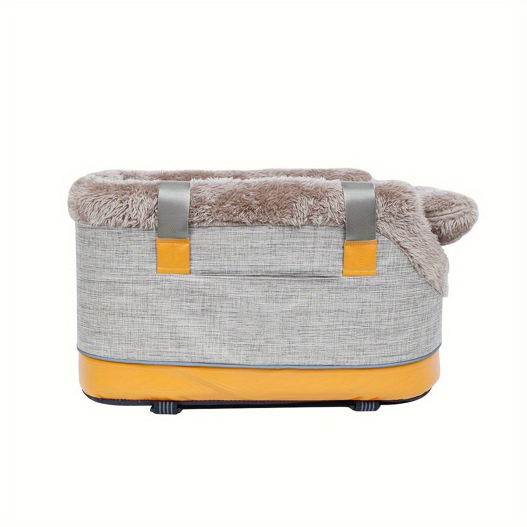 Cozy Fleece-Lined Dog Bed