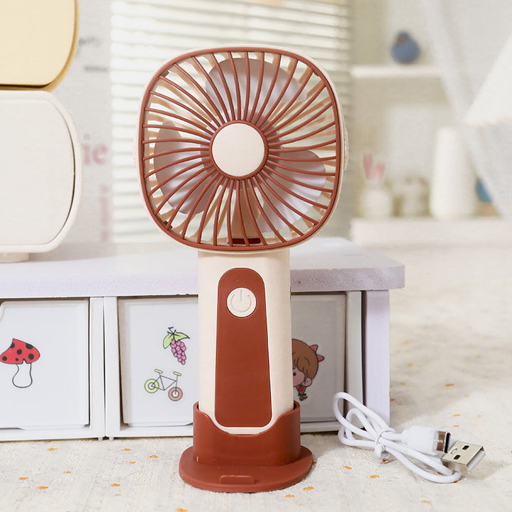 Portable hand fan with cute bear design Bowlift