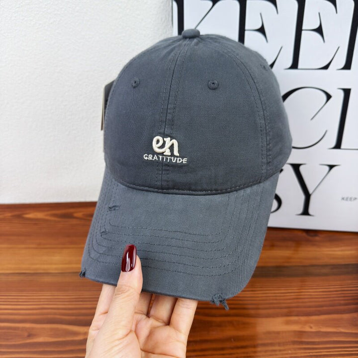 Women's Relaxed Cotton Embroidered Baseball Cap Bowlift