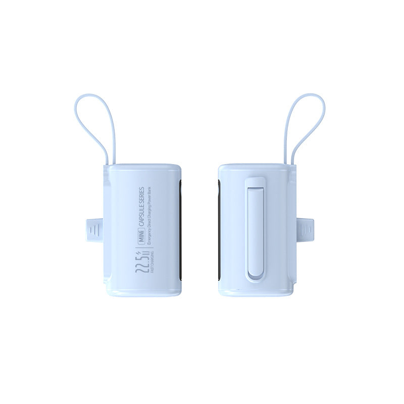 Portable power bank with innovative protective case and integrated USB-C connection Bowlift