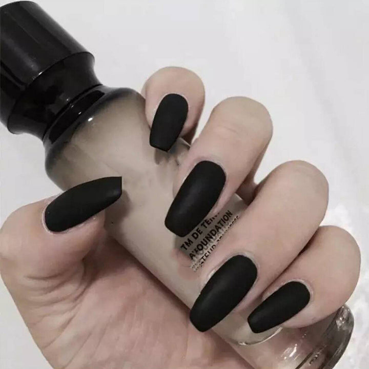 Matte Finish Press-On Nail Set Bowlift