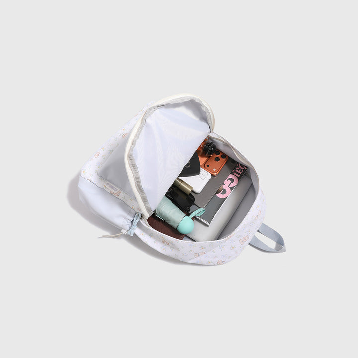 Playful Character Print Backpack Bowlift