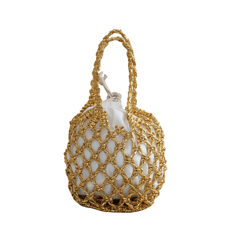 Fashionable mesh handbag Bowlift