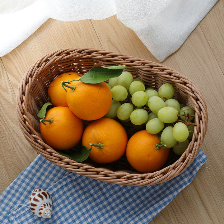 Decorative Woven Fruit Basket Bowlift