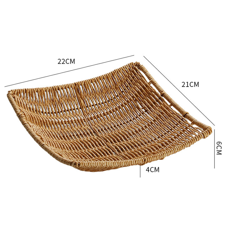Decorative Handwoven Serving Tray Bowlift