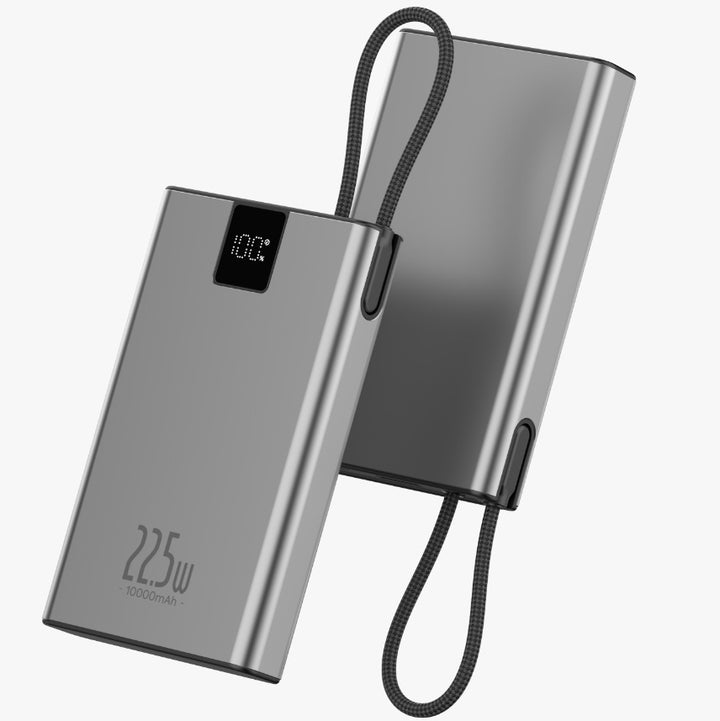 Portable high-performance power bank with smart charging display and USB-C connection Bowlift